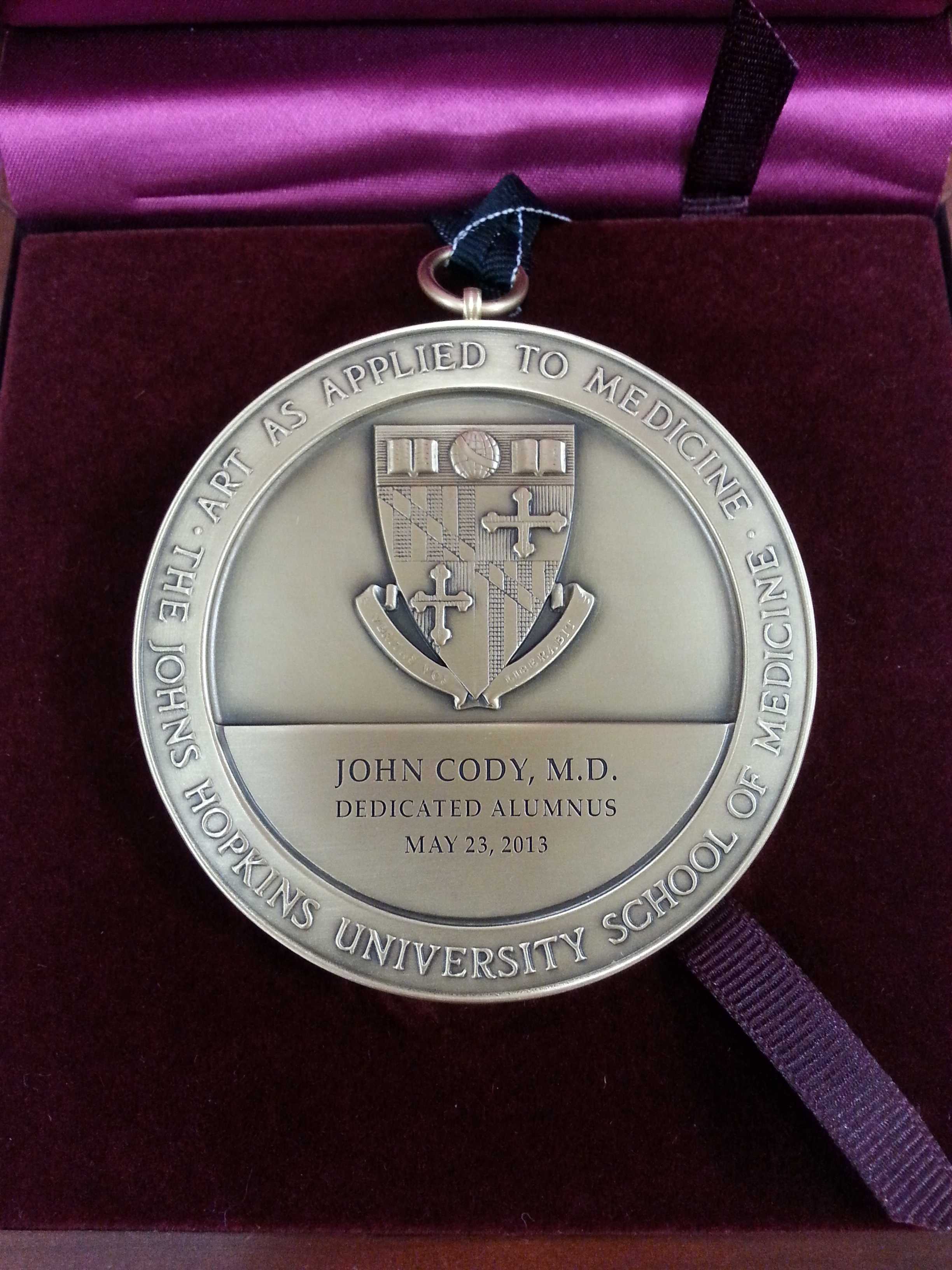 Dr. John Cody named the 2013 The Ranice W. Crosby Distinguished Achievement Awardee