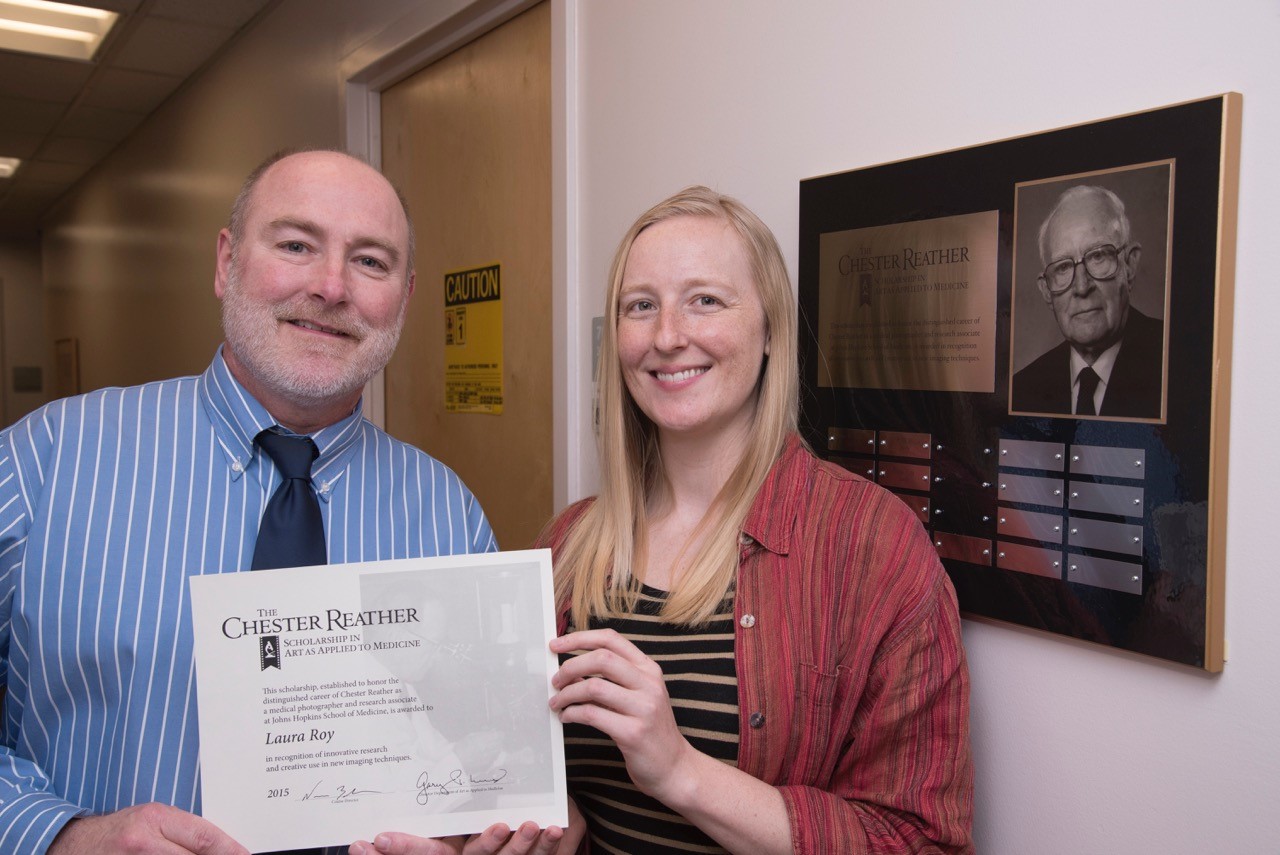 Laura Roy Receives the 2015-2016 Reather Award