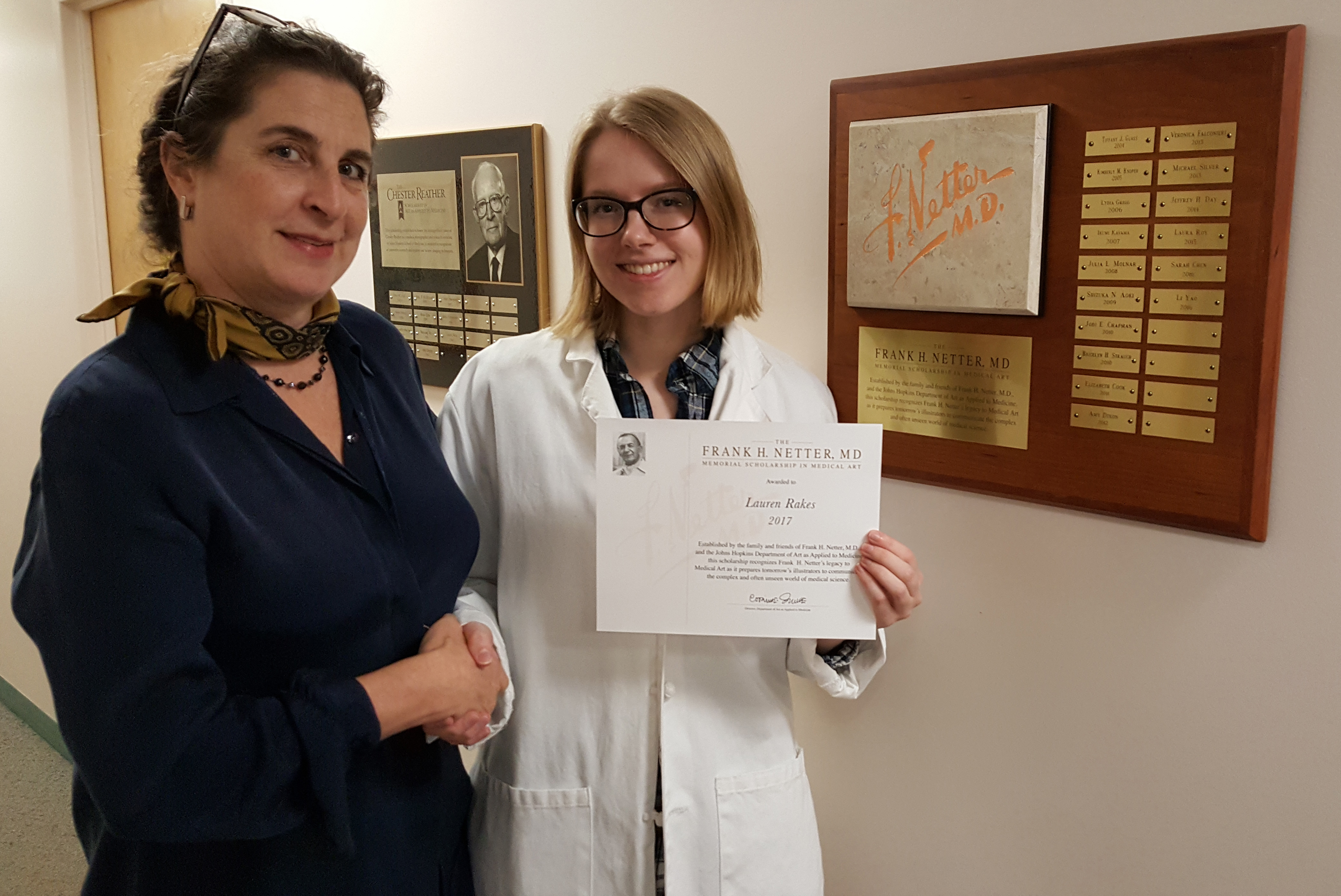 Lauren Rakes Receives the 2017 Netter Award