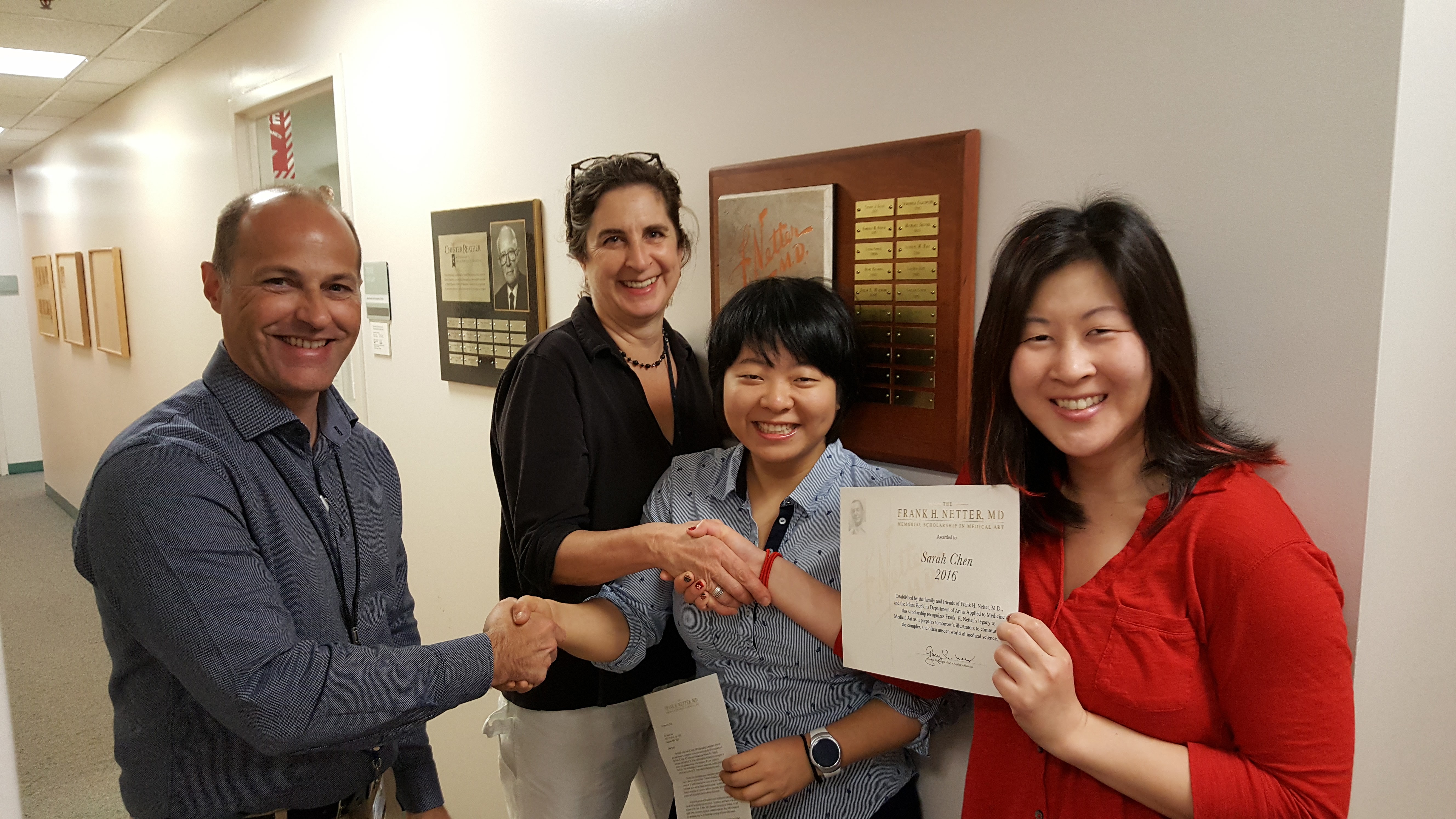Sarah Chen and Li Yao Receive the 2016 Netter Awards