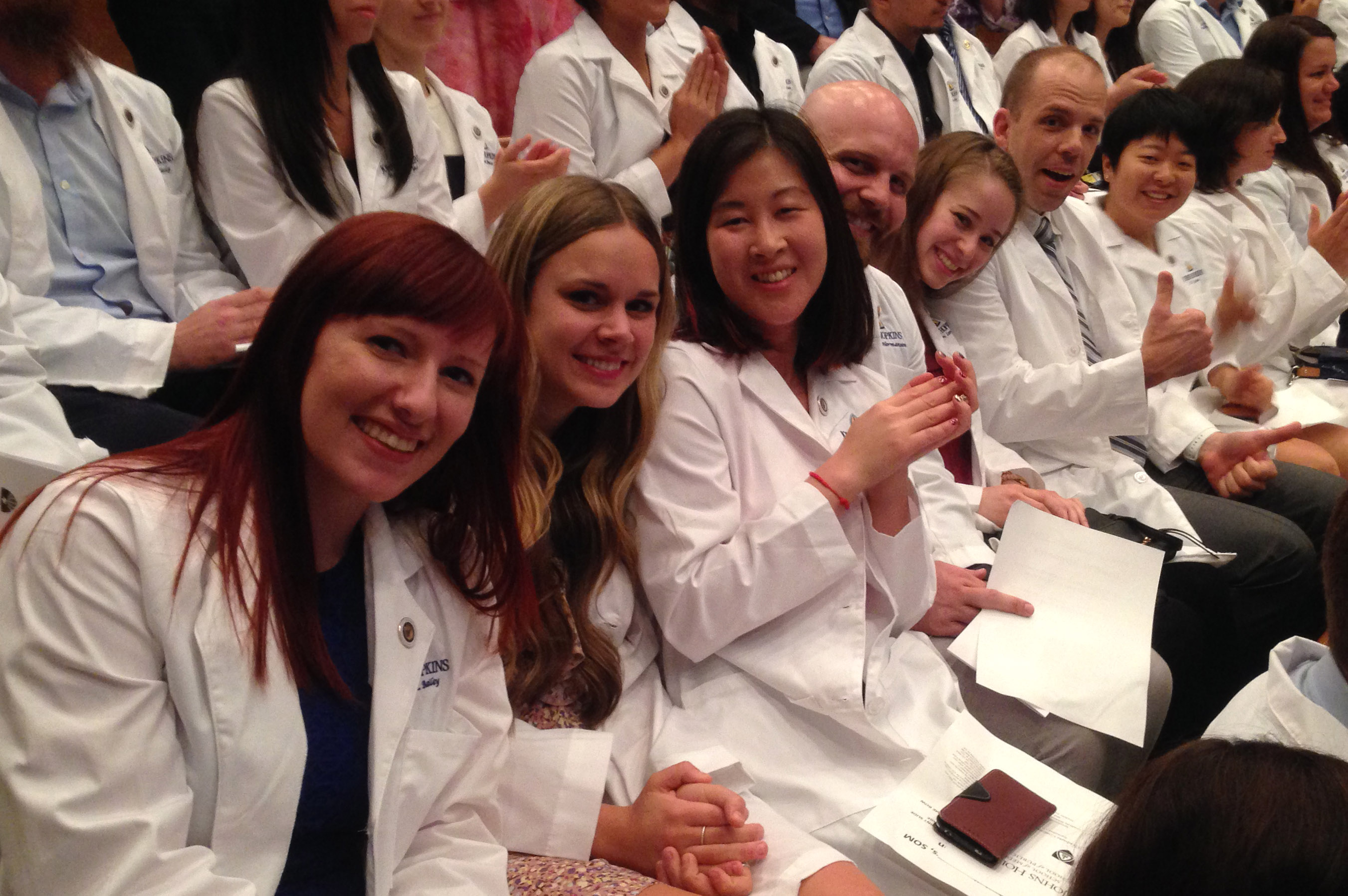 Medical Illustration Students Participate in Coating Ceremony 2016