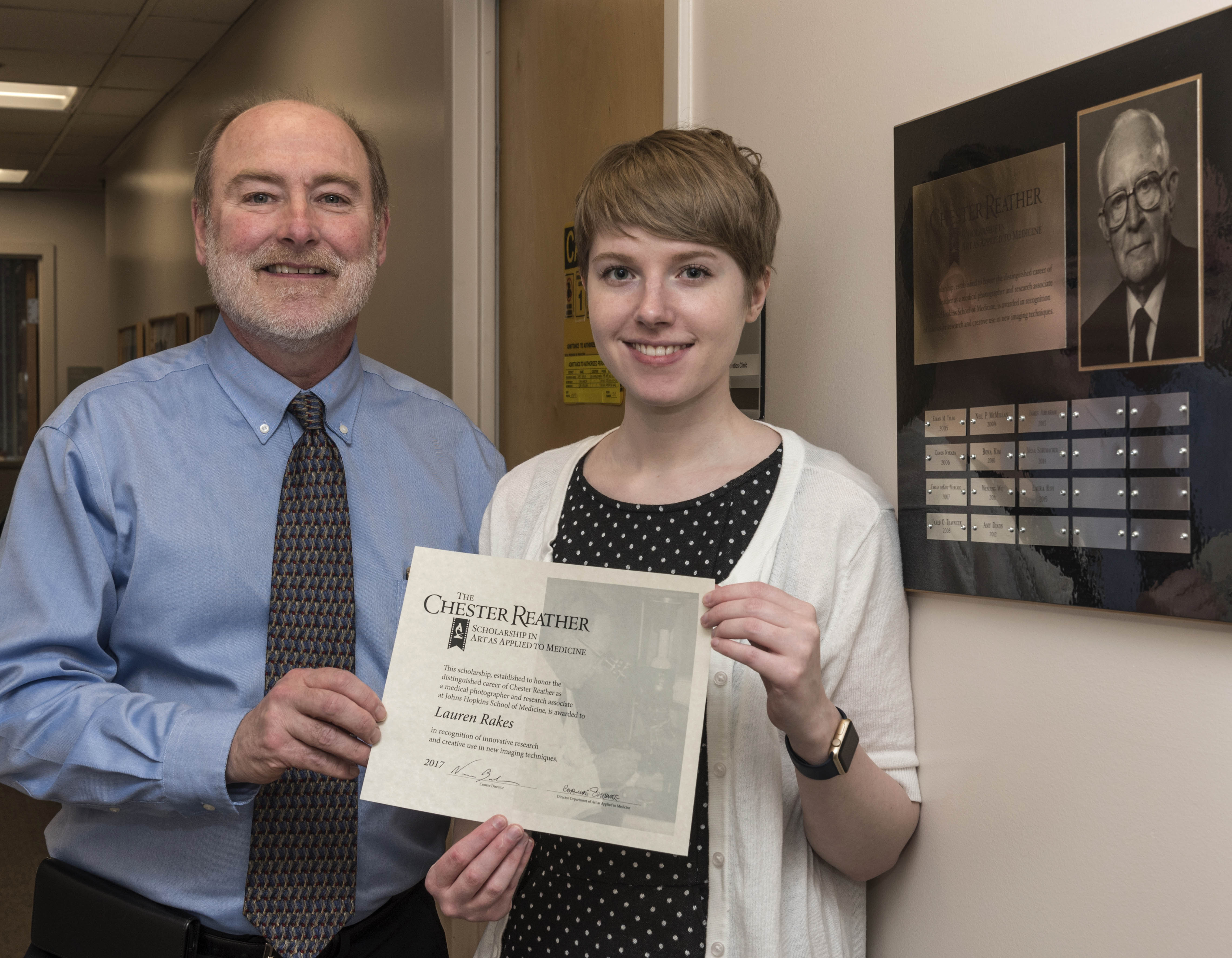 Lauren Rakes Receives the 2017-2018 Reather Award
