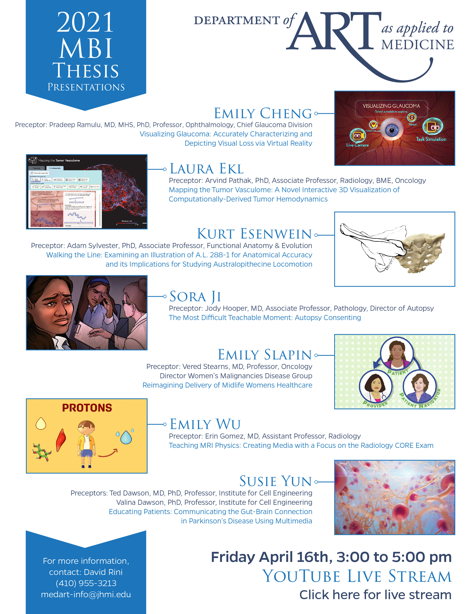 Thesis Presentations 2021 – April 16th, 3:00-5:00 PM