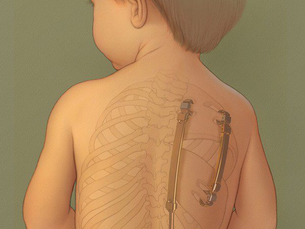 Vertical Expandable Prosthetic Titanium Ribs