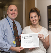 Mesa Schumacher Receives the 2014-2015 Reather Award