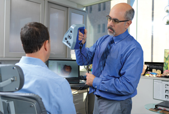 Photo of Associate Professor Juan Garcia 3D Surface Scanning